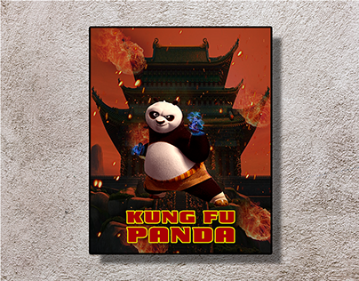 Kung Fu Panda Movie Poster Design | Movie Poster Design