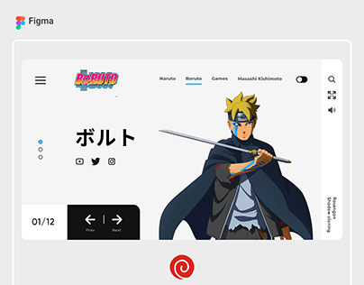 Anime WEB UX/UI