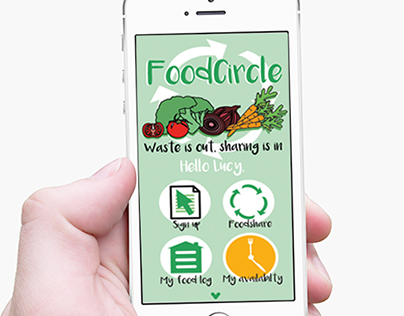 Waste Not Want Not- FoodCircle app design 