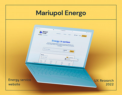 Mariupol Energo — energy service website