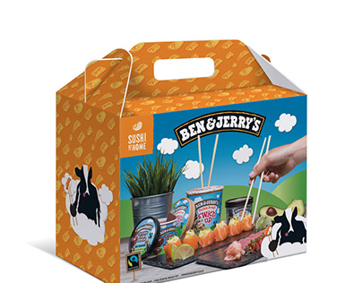ben&Jerry's Sushi Packaging