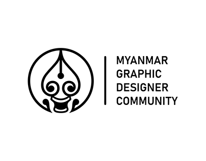 Unchosen Logo for Myanmar Graphic Design Community .