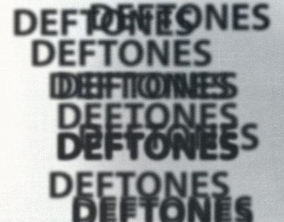 Project thumbnail - deftones band banner/poster