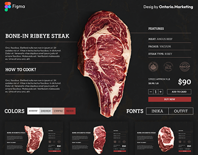 Meat / Beef Product Card - Canada Meat Group