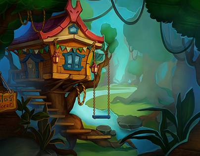 Game art | Little Wizard House