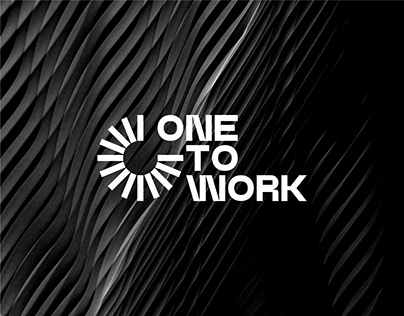 One To Work | Logo design