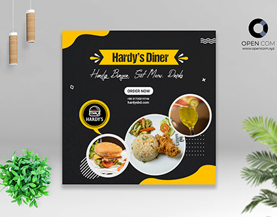 Digital Content for Hardys Diner Restaurant