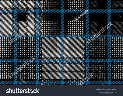 Abstract textural plaid fabric patterns geometric...