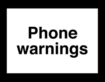 Phone Warnings
