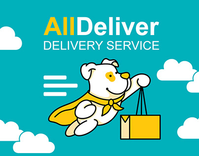 Logo-icon for a delivery service app