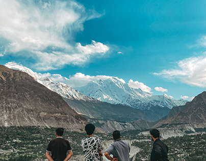 Beautiful mountain in hunza Gilgit baltistan