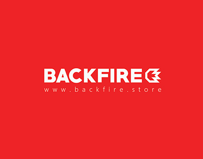 Backfire - Logotipo, Identidade, Estampas e Catálogo