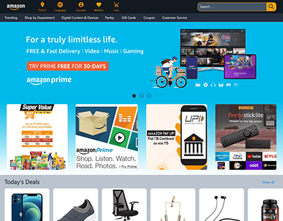 Redesign Of Amazon Website