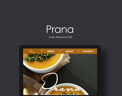 Prana Restaurant - Web Design and Development