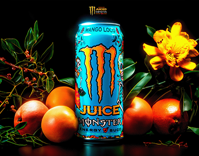 Monster Mango Loco Advertising Image Packshot