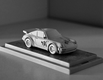 Hot Wheels x Daniel Arsham Eroded Porsche 930