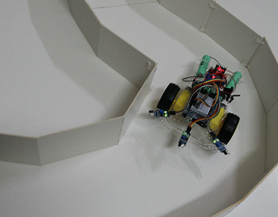 Obstacle Avoidance Tunnel Robot
