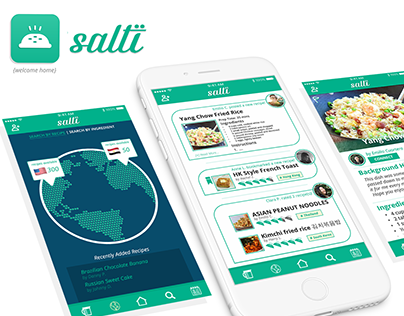 saltï [Recipe Sharing Social App Concept/Prototype]