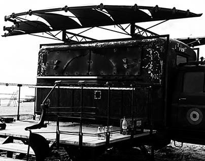 sailplane-truck bar at Vama Veche, Romania.