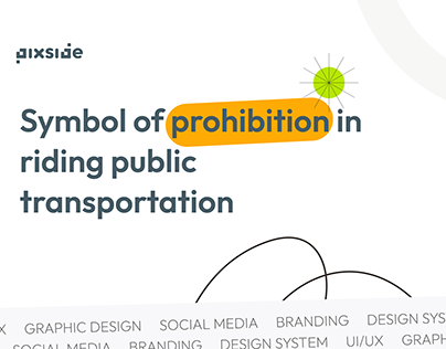 Prohibited Symbols When Riding Public Transportation