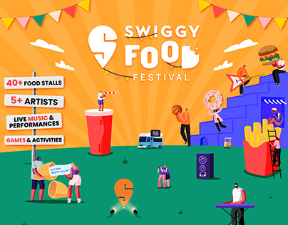 Swiggy Food Festival - Visual Identity Design