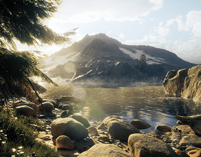 Unreal Engine Mountain Landscape
