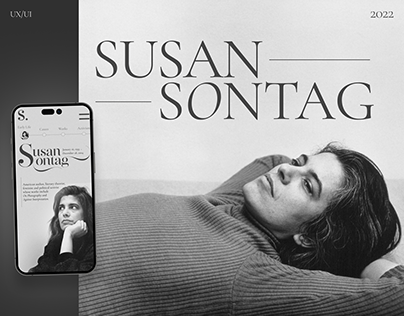 Susan Sontag | Website Design | Biography longread