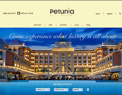 Petunia Golf Resort Web Design