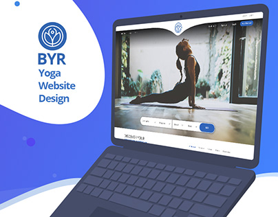 BYR Yoga Website UI Design #motiondesign #interaction