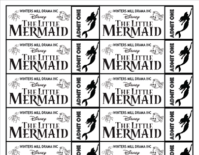 The little Mermaid drama production tickets