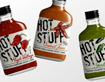 Hot Stuff | Hot Sauce Branding and Label Design