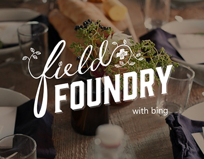 Field + Foundry with Bing | Logo & Invitation Design