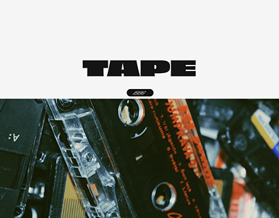 Branding Concept - TAPE Cassette Store