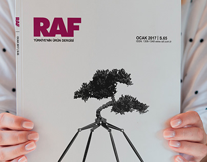 RAF magazine cover design