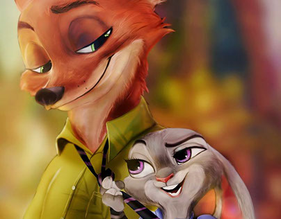 Nick and Judy Zootopia - Disney