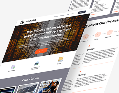 Landing Page for Tech Agency