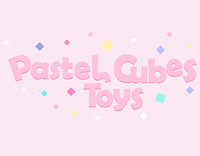 Pastel Cubes Toys Visual ID