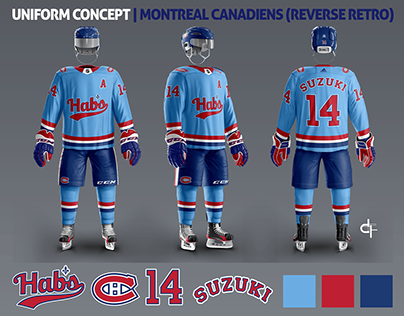 NHL Uniform Concepts — Montreal Canadiens