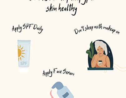 Skincare Basics Infographic for Social Media