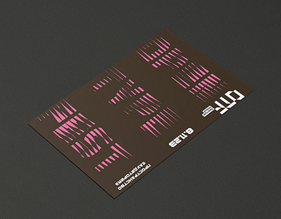 Лифлет - плакат для типографического фестиваля