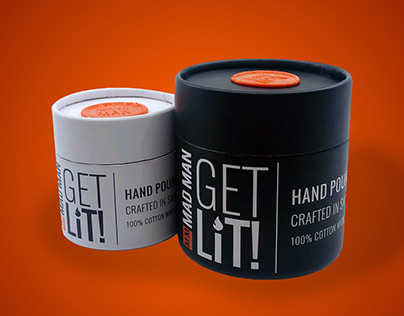 Men's Gift Packaged Candle Packaging