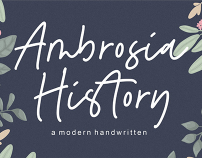 Ambrosia History | FREE FONT
