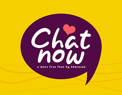 Chatnow Font free for commercial use