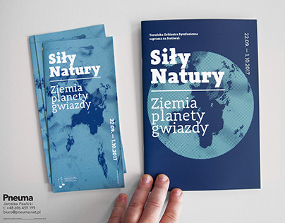 Visual identity for "Siły Natury" festival