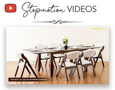 Stop Motion Videos : Living Room & Dining Furniture