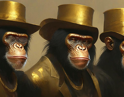 Golden Monkeys 三匹の猿 NFT Binance