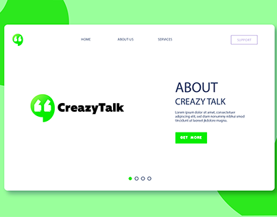 Creazy Talk Modern Chat Logo