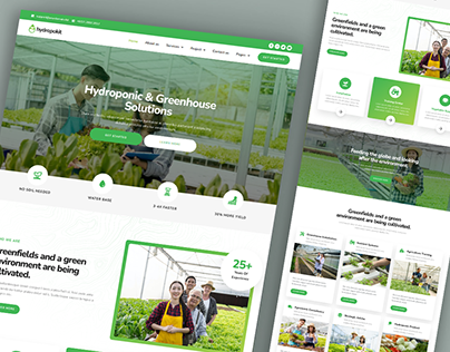 Green House Solution Website Design
