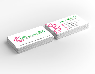 Blooming Girls Logo & Business Card Design