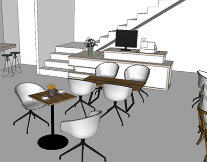 Tekka Place Coffee Interior design plan by Wei Zihang
